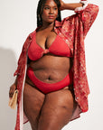 Nomads Swimwear - Playa Top II - Iguana/Merlot -