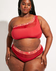Nomads Swimwear - Bay Bottom II - Iguana/Merlot -