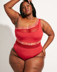 Nomads Swimwear - Coast One Piece II - Iguana/Merlot -