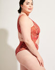 Nomads Swimwear - Shoreline One Piece II - Iguana/Merlot -