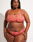 Nomads Swimwear - Current Top II - Iguana/Merlot -