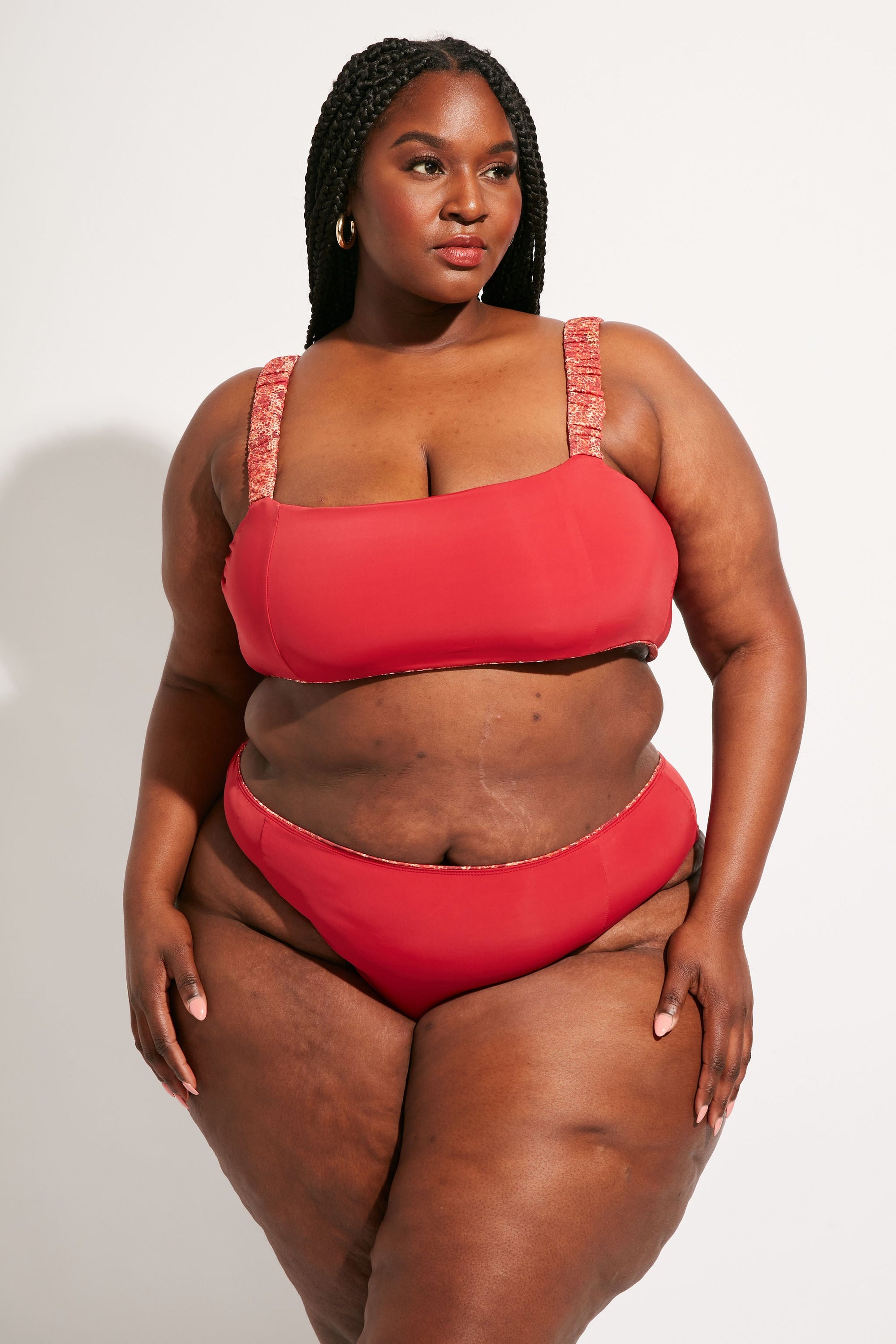 Nomads Swimwear - Current Bottom II - Iguana/Merlot -