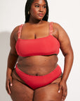 Nomads Swimwear - Current Top II - Iguana/Merlot -