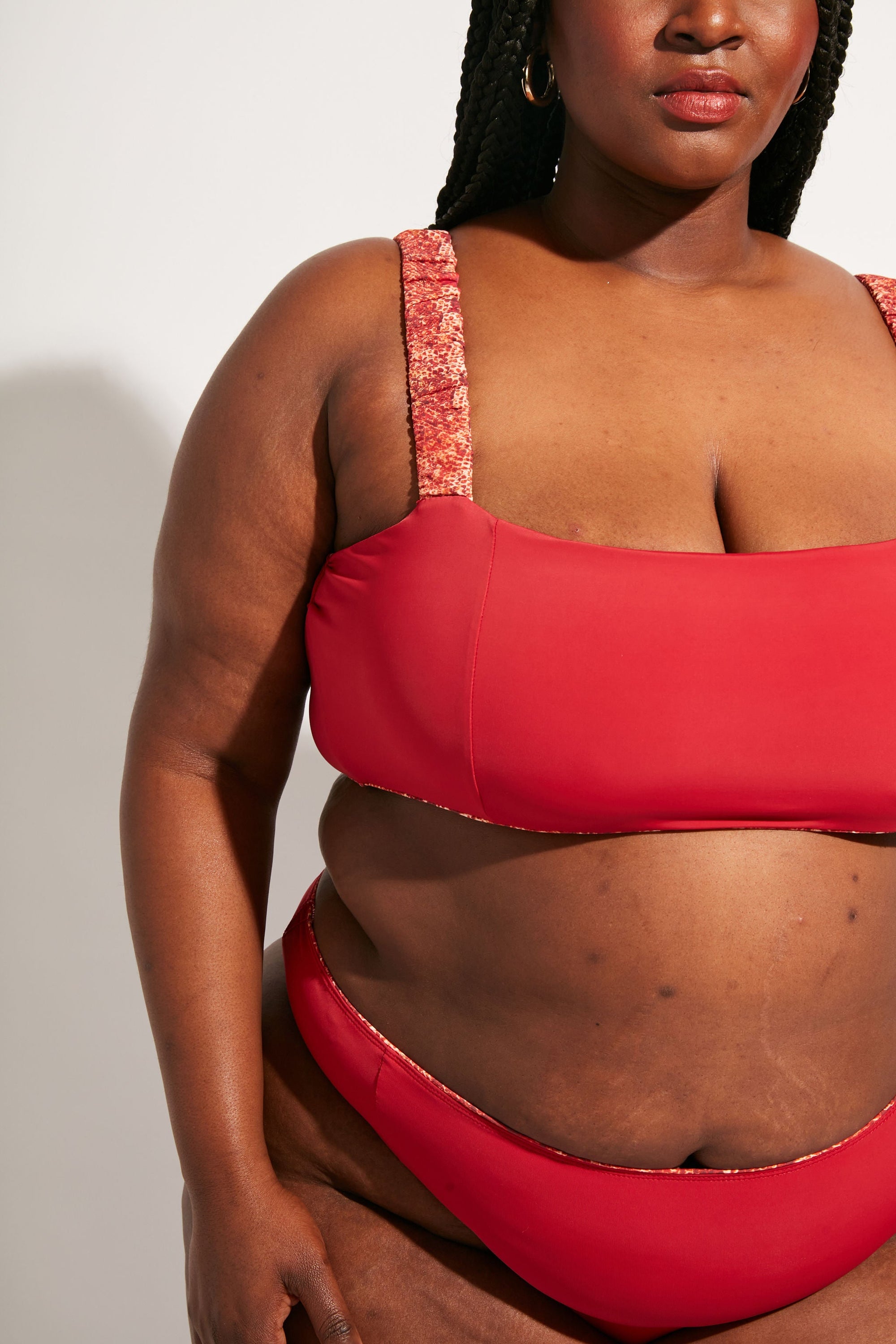Nomads Swimwear - Current Top II - Iguana/Merlot -