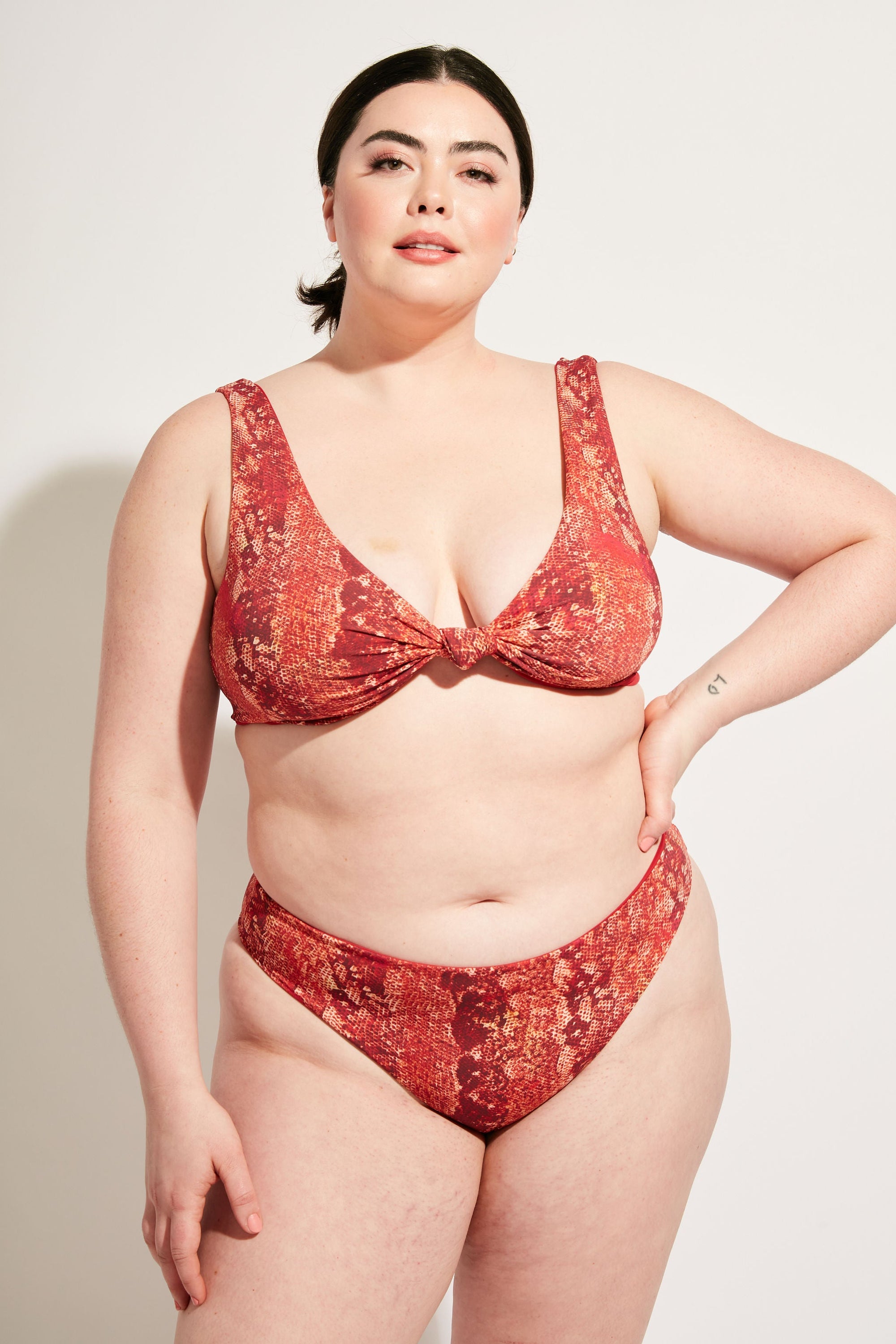 Nomads Swimwear - Playa Bottom - Iguana/Merlot -