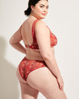 Nomads Swimwear - Playa Top II - Iguana/Merlot -