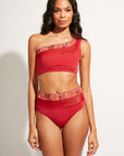 Nomads Swimwear - Bay Bottom II - Iguana/Merlot -