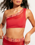 Nomads Swimwear - Bay Top II - Iguana/Merlot -