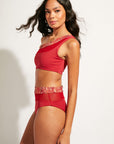 Nomads Swimwear - Bay Bottom II - Iguana/Merlot -