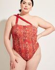 Nomads Swimwear - Wave One Piece II - Iguana/Merlot -