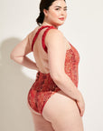 Nomads Swimwear - Wave One Piece II - Iguana/Merlot -