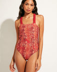 Nomads Swimwear - Wave One Piece II - Iguana/Merlot -