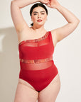 Nomads Swimwear - Coast One Piece II - Iguana/Merlot -