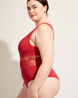 Nomads Swimwear - Coast One Piece II - Iguana/Merlot -