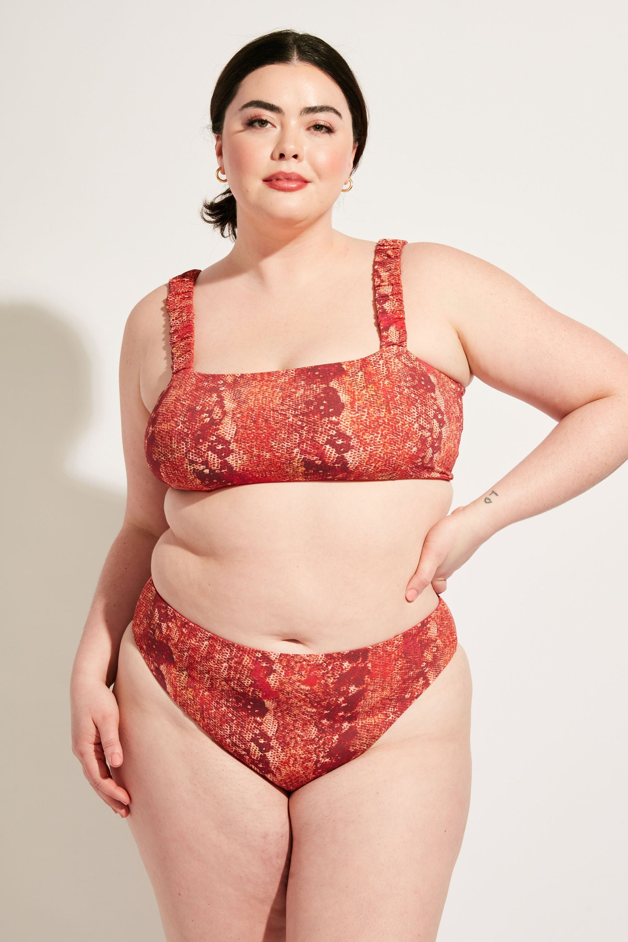Nomads Swimwear - Current Bottom II - Iguana/Merlot -