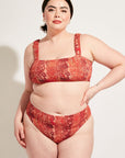 Nomads Swimwear - Current Bottom II - Iguana/Merlot -