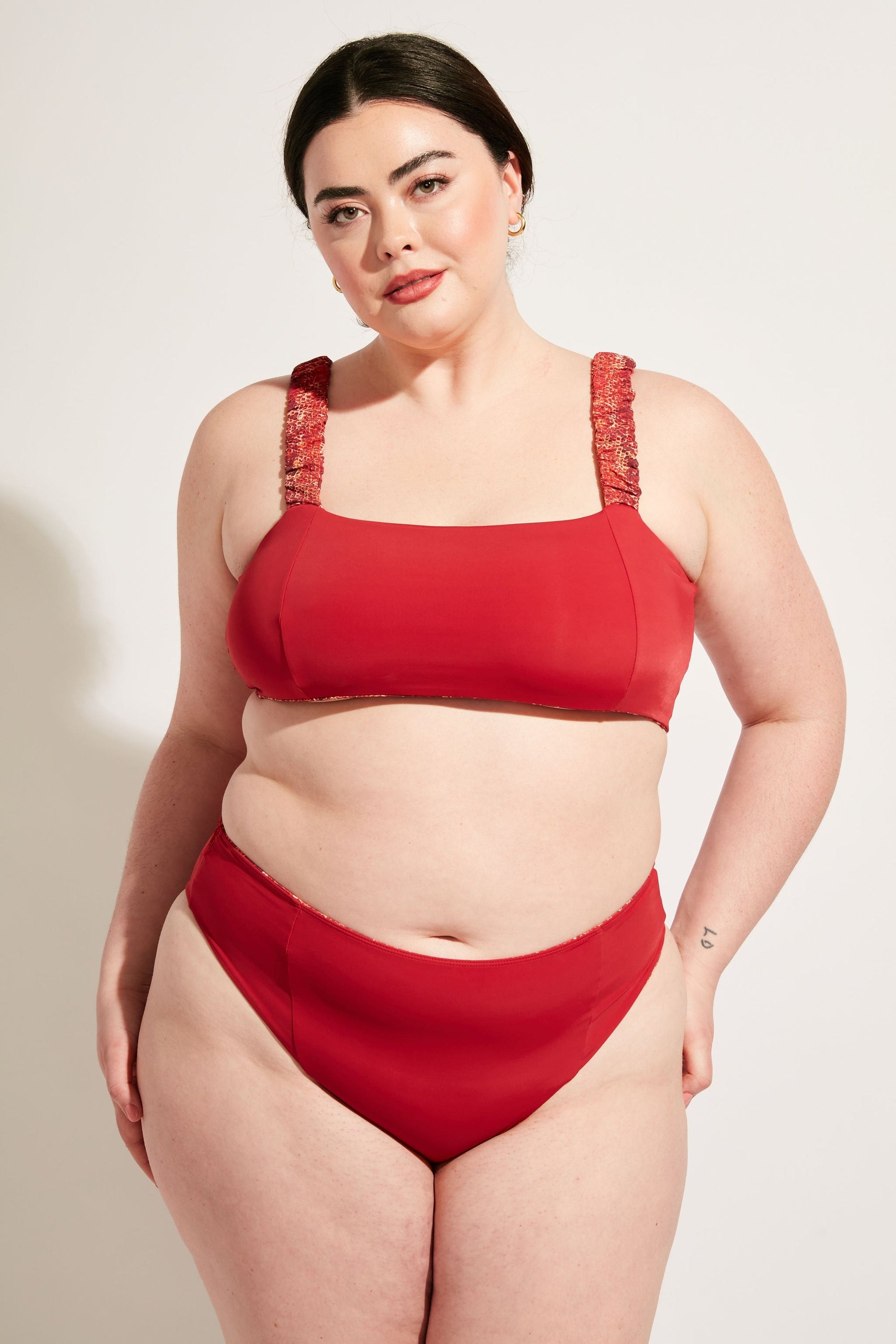 Nomads Swimwear - Current Bottom II - Iguana/Merlot -