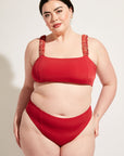 Nomads Swimwear - Current Top II - Iguana/Merlot -