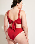 Nomads Swimwear - Current Top II - Iguana/Merlot -