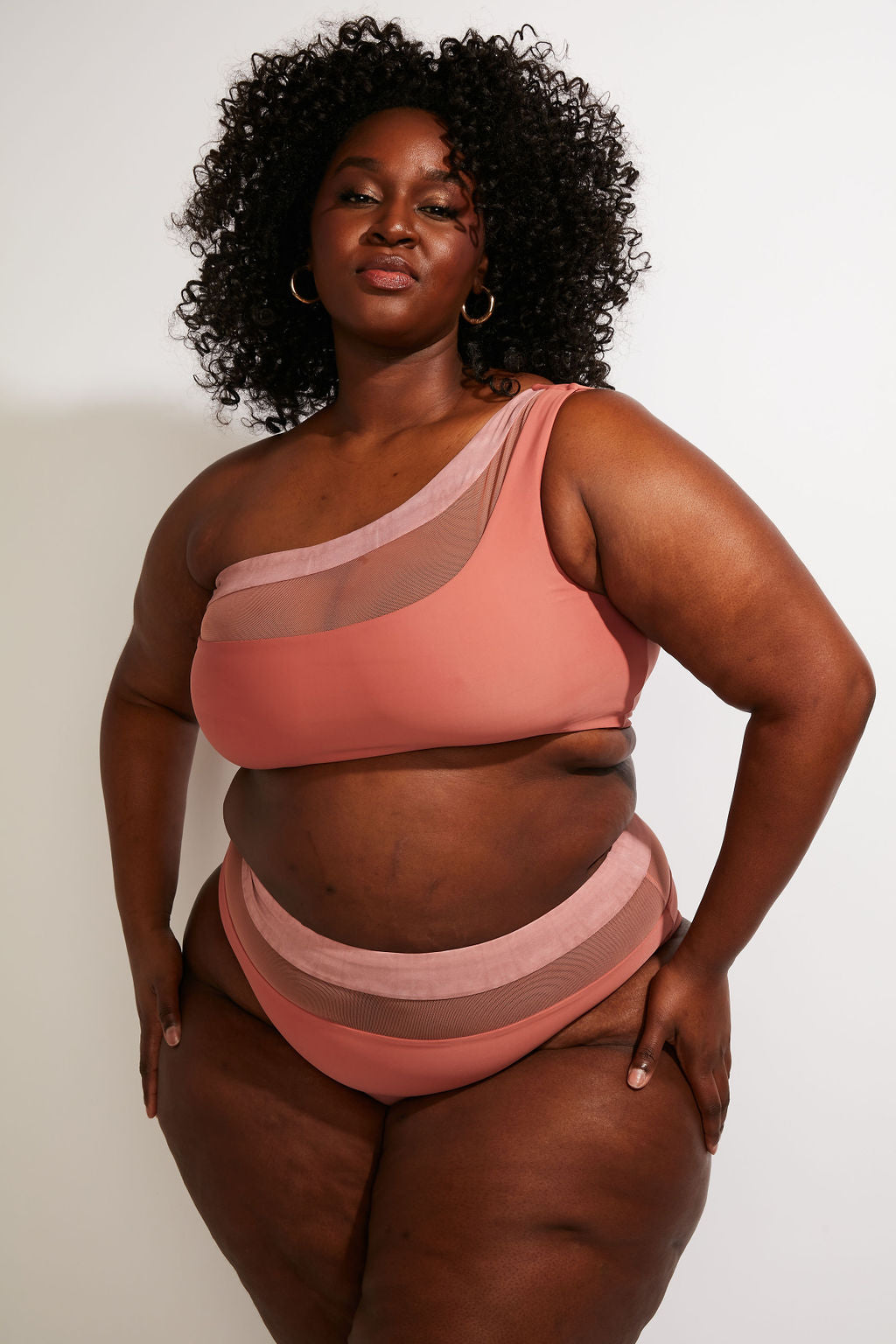 Bay Swim Bottom II - Dusty Rose