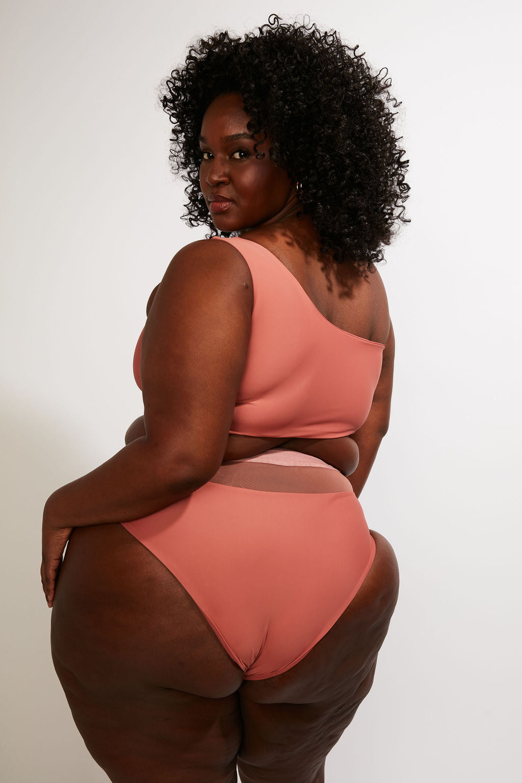 Bay Swim Bottom II - Dusty Rose