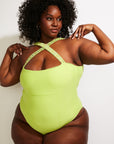 Nomads Swimwear - Wave One Piece II - Lime -