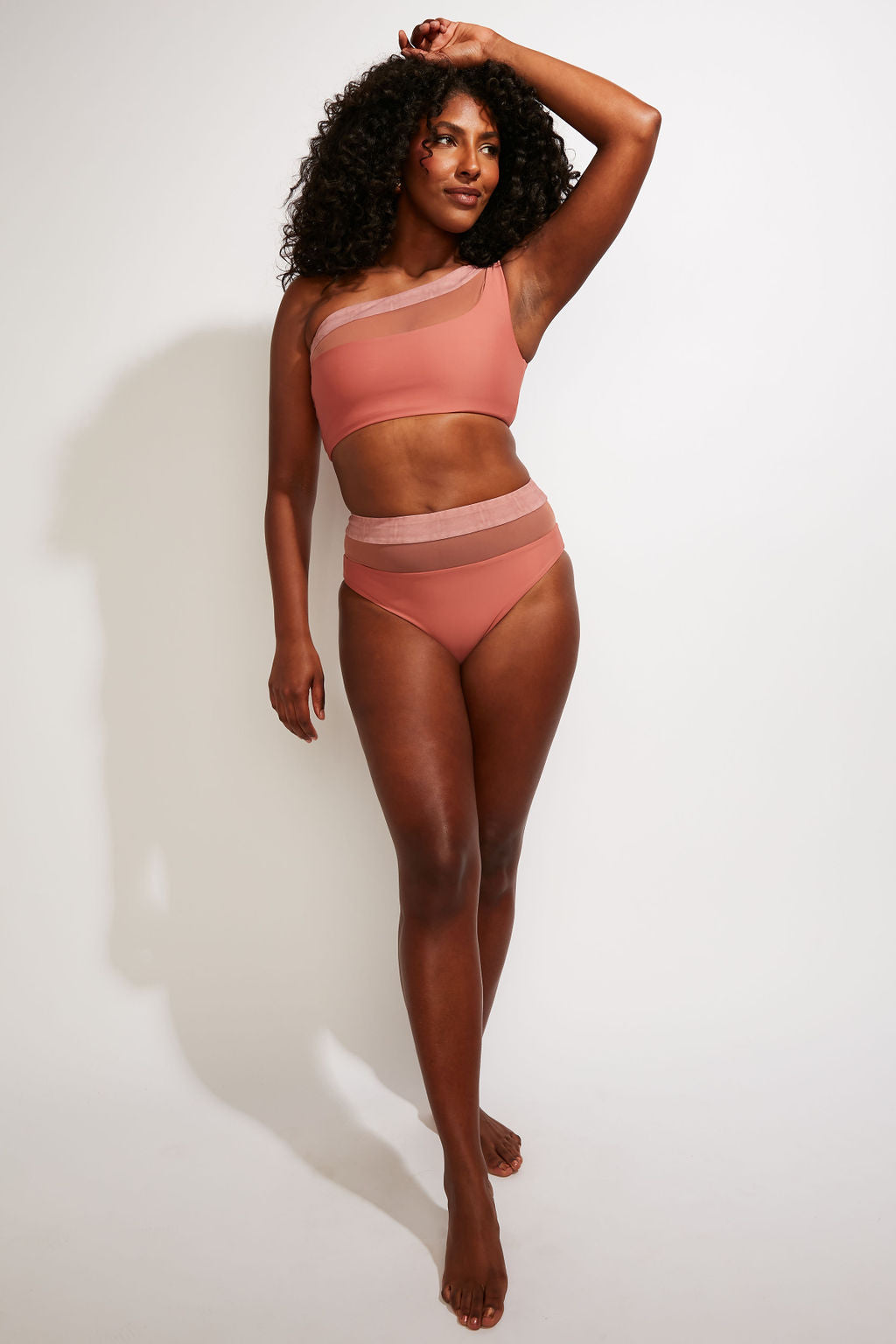 Bay Swim Bottom II - Dusty Rose