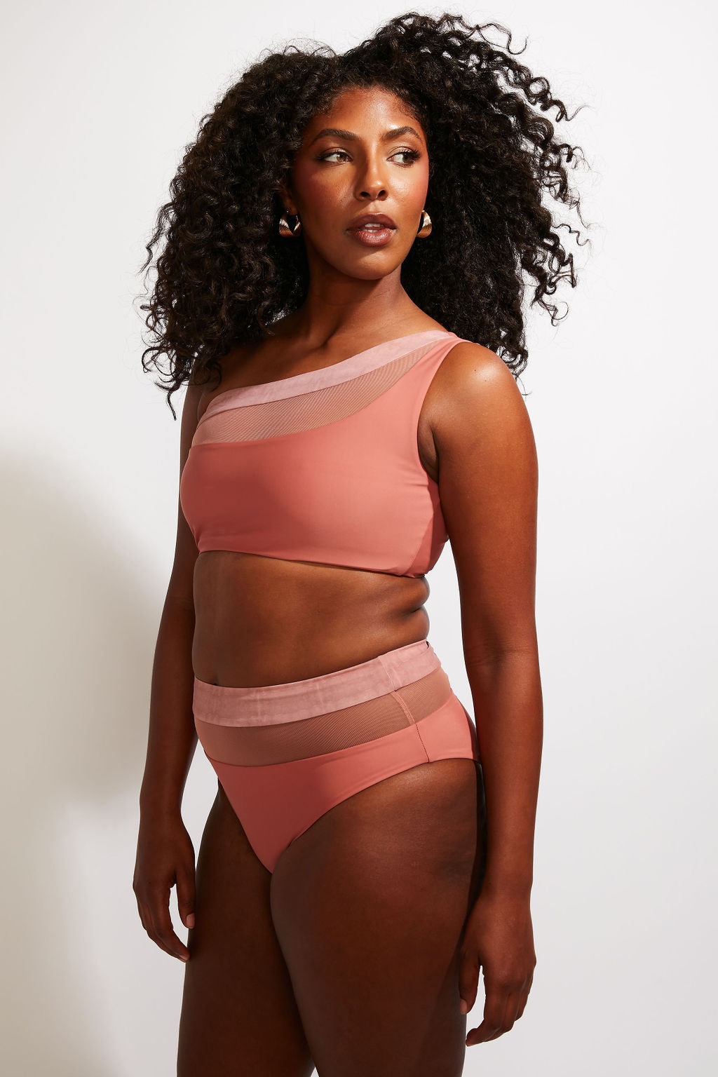 Bay Swim Top II - Dusty Rose