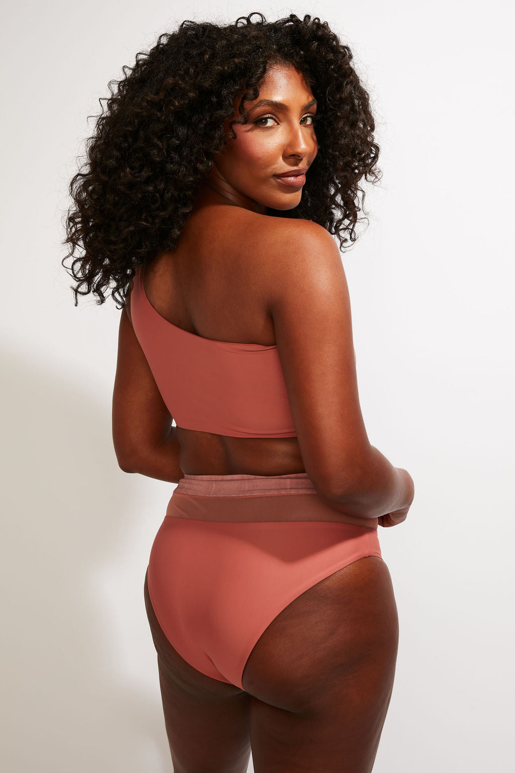 Bay Swim Bottom II - Dusty Rose