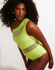 Nomads Swimwear - Coast One Piece II - Lime -