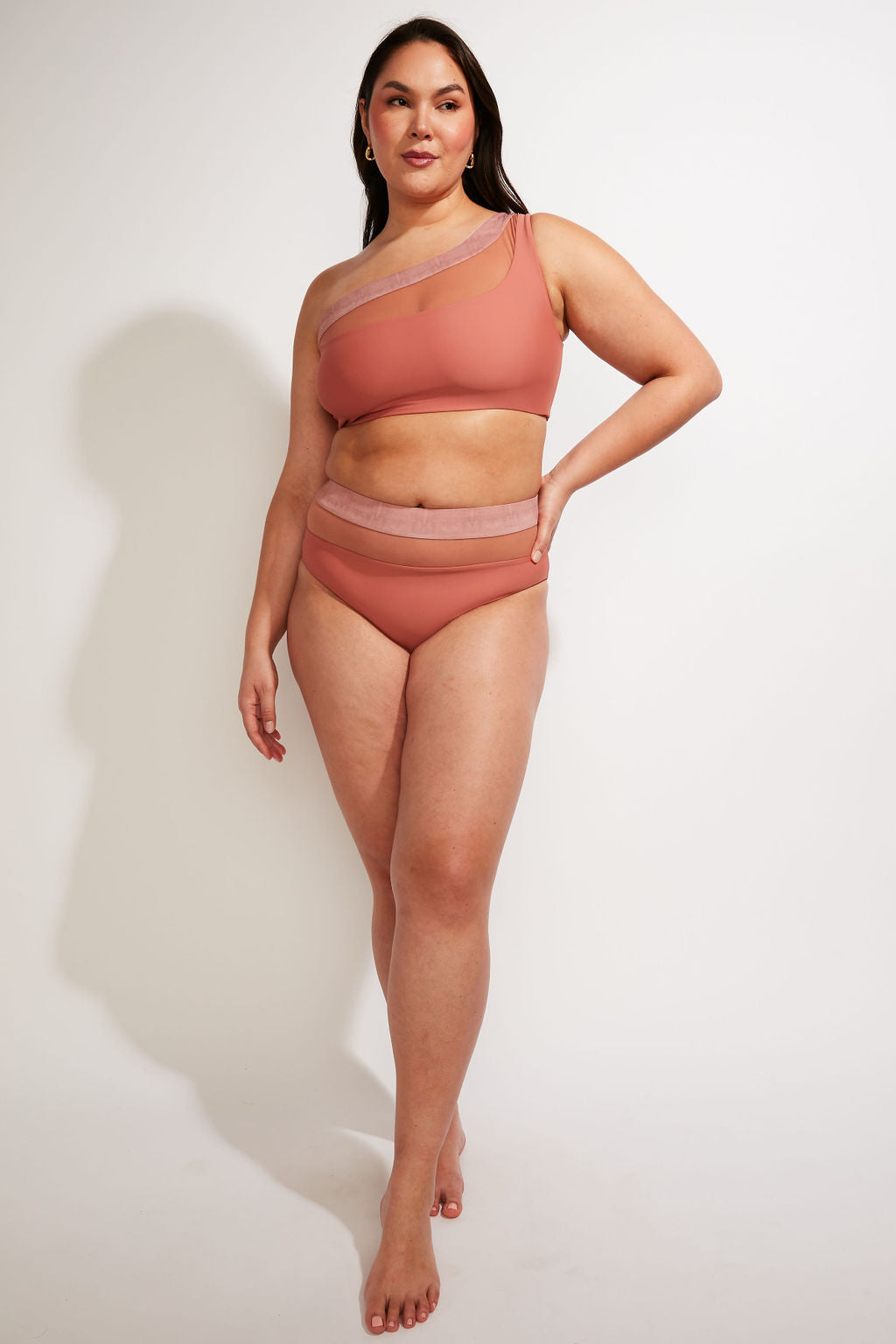 Bay Swim Top II - Dusty Rose