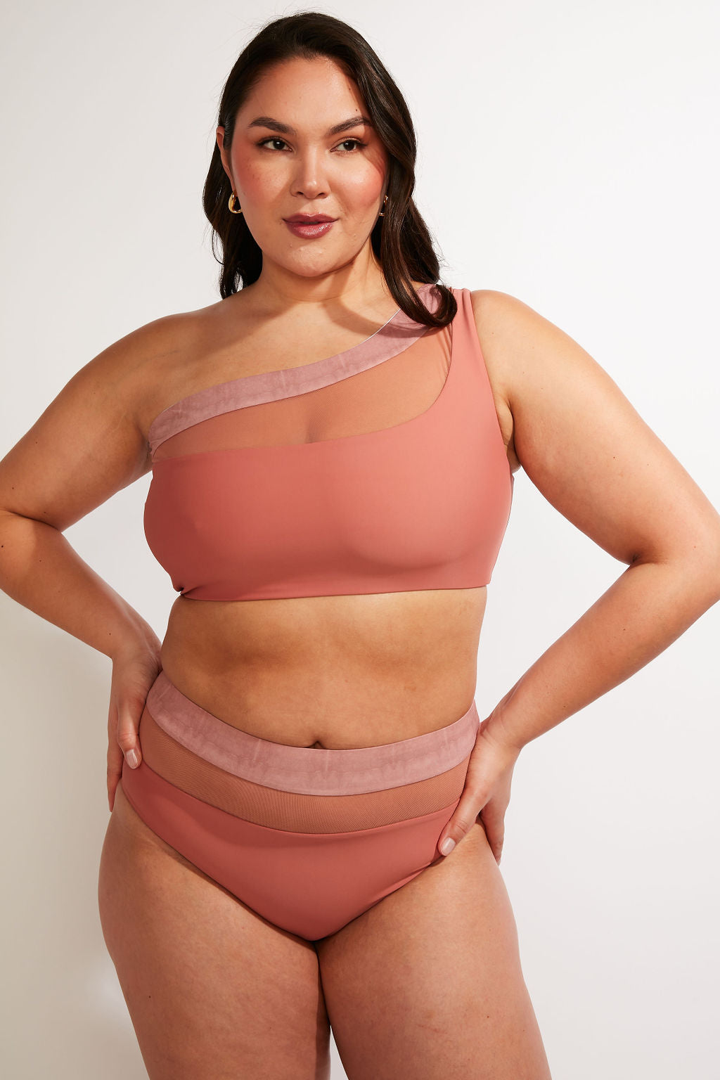 Bay Swim Bottom II - Dusty Rose