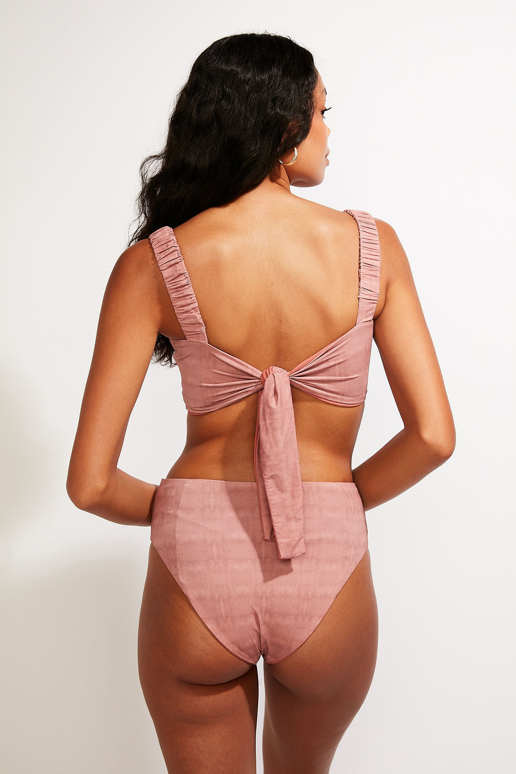 Current Swim Bottom II - Dusty Rose