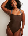 Nomads Swimwear - Wave One Piece II - Espresso -