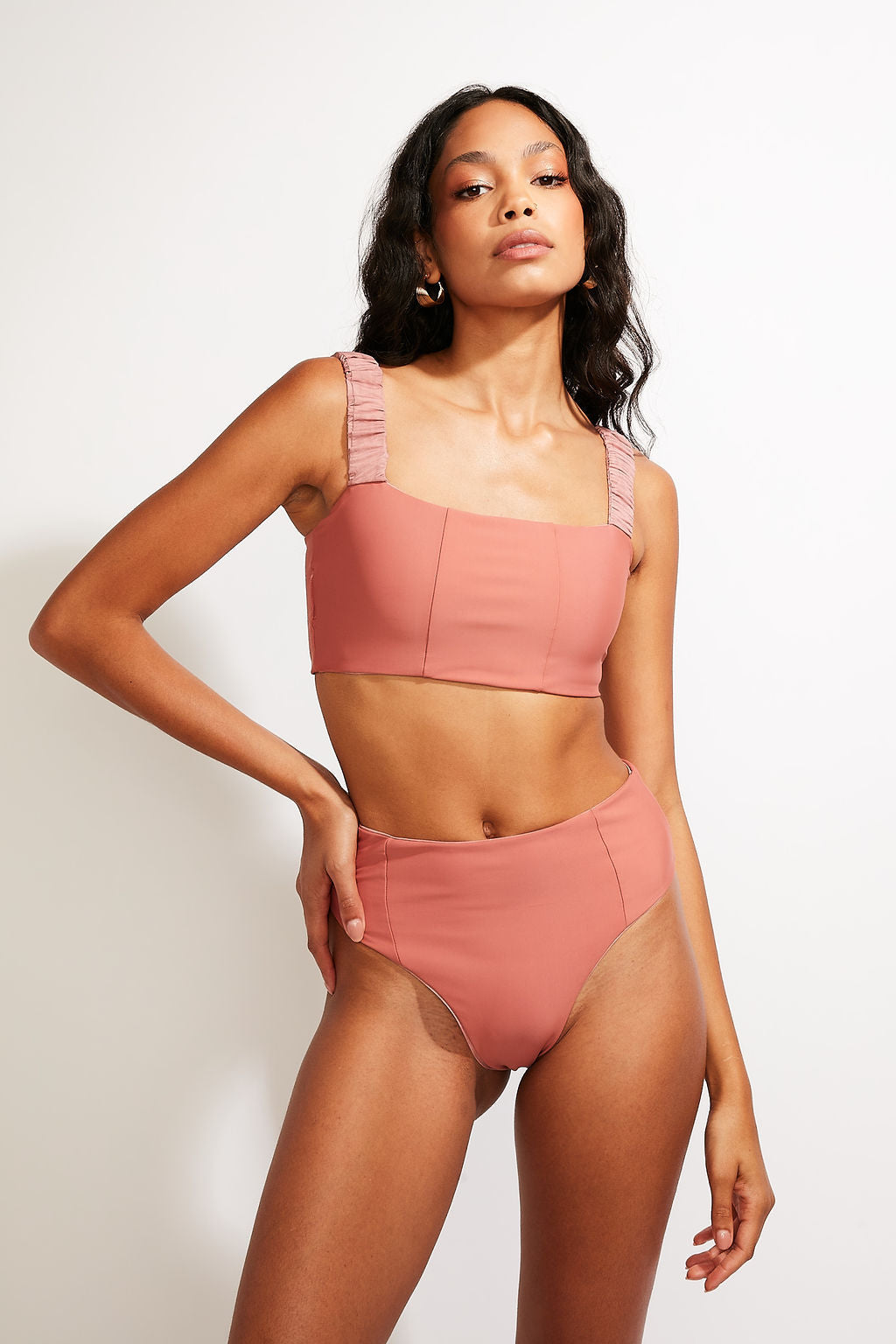 Current Swim Top II - Dusty Rose