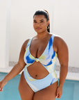 Nomads Swimwear - Shoreline One Piece II - Sky/Geode -