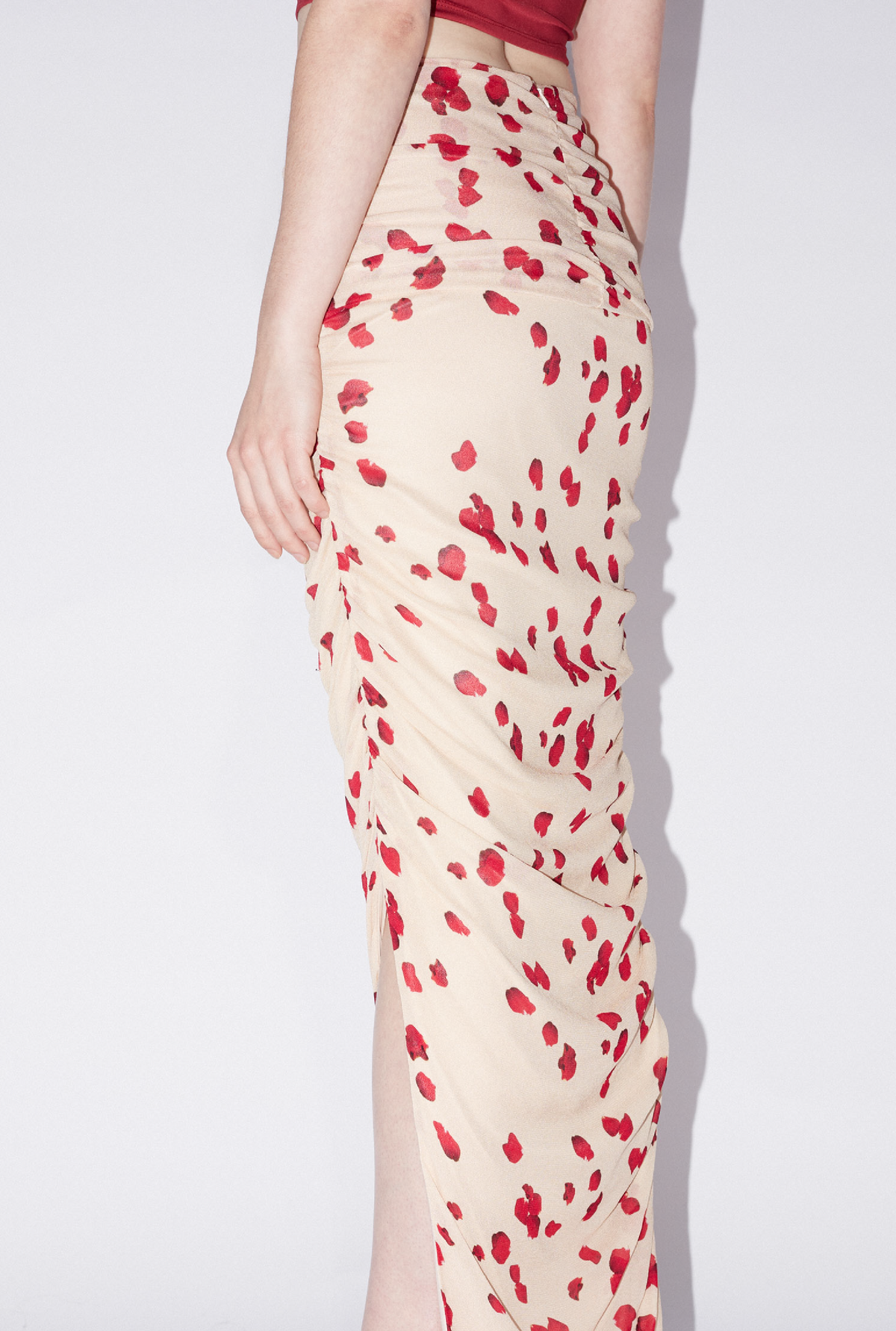Saemdi - Lykke Printed Chiffon Skirt -