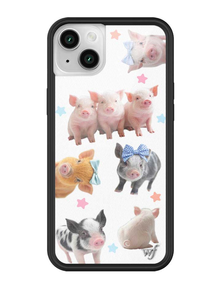 Wildflower iPhone case 13 Little Piggies Animal Pink Cute