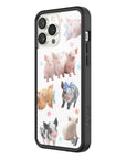 Wildflower iPhone case 13 Pro Max Little Piggies Animal Pink Cute
