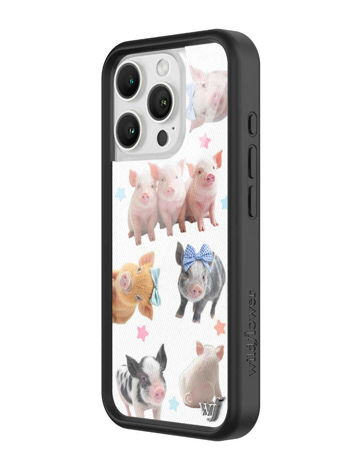 Wildflower iPhone case 16 Pro Little Piggies Animal Pink Cute