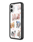 Wildflower iPhone case 16 Plus Little Piggies Animal Pink Cute