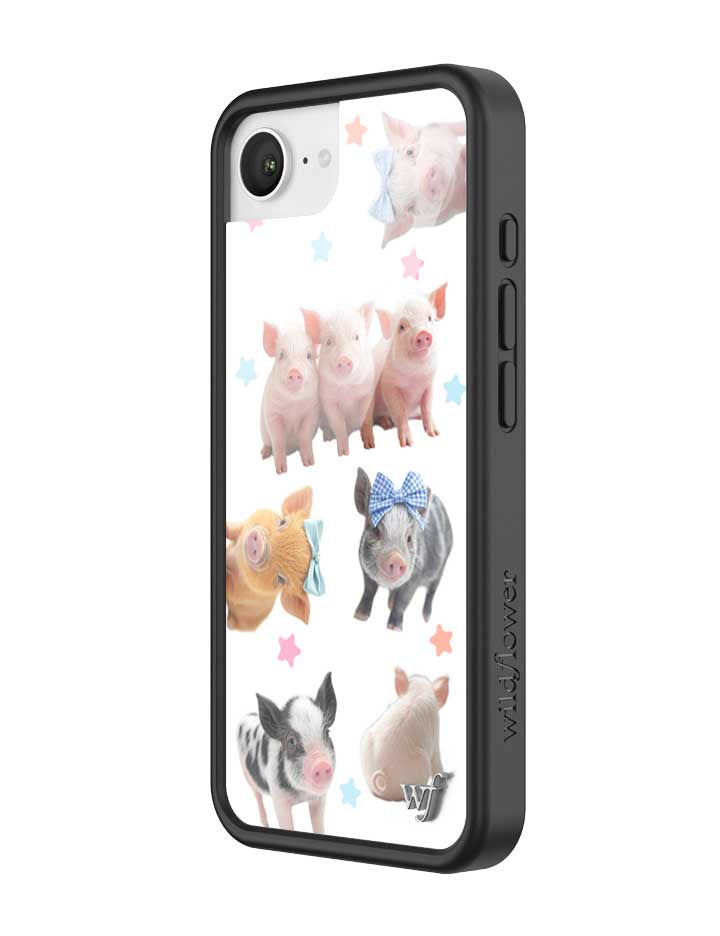 Wildflower iPhone case 16e Little Piggies Animal Pink Cute
