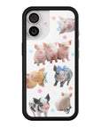 Wildflower iPhone case 17 Little Piggies Animal Pink Cute