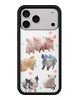 Wildflower iPhone case 17 Pro Max Little Piggies Animal Pink Cute