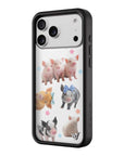 Wildflower iPhone case 17 Pro Max Little Piggies Animal Pink Cute