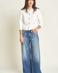 Oliver Logan - Madison Wide Leg - Bright Blue Worn -