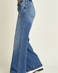 Oliver Logan - Madison Wide Leg - Bright Blue Worn -