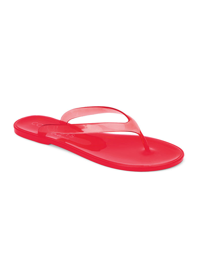 Olsen Flip Flop Sandals - Cherry Red