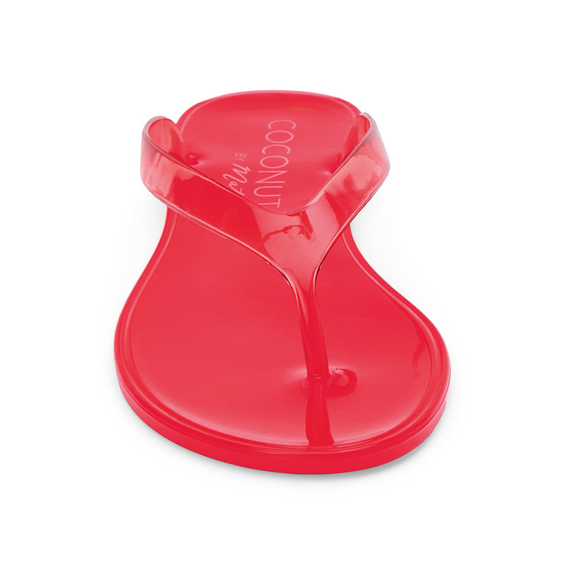 Olsen Flip Flop Sandals - Cherry Red