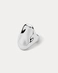 Luv Aj - The Liquid Metal Statement Ring - Silver
